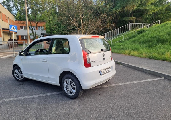 Skoda Citigo cena 18999 przebieg: 131110, rok produkcji 2014 z Katowice małe 301